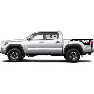 2 Aufkleber-Kit für Toyota Trd Off-Road Mountains Modern Tacoma Bed Decal Sticker Graphic Side WRAP
