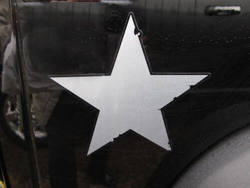 Abgenutztes Militärstern-Vinyl-Aufkleber-Set für Jeep Wrangler