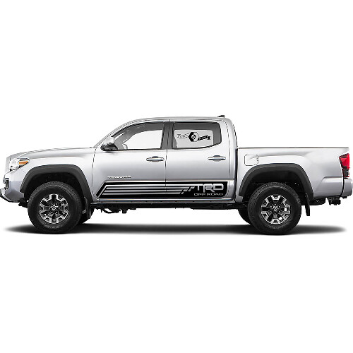 2 Aufkleber-Kit Für Toyota Trd Slit Lines Tacoma Streifen Türen Rocker Panel Aufkleber Grafik
