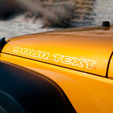 Kontur-Schriftzug Hauben-Vinylaufkleber-Set für Jeep Rubicon_2