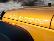 2 Jeep Rubicon Motorhaube alle Farben CJ TJ YJ JK XJ Cricut Vinyl Stick 2