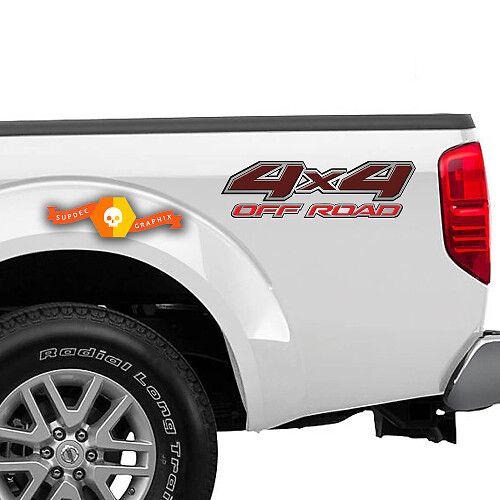 4x4 Offroad LKW Bett Aufkleber Vinyl Sticker 4
