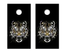 Tiger Cornhole Brett Vinyl Wrap Aufkleber Set_2