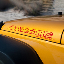 Arctic Beschriftung Motorhauben Vinyl-Aufkleber für Jeep Wrangler_3