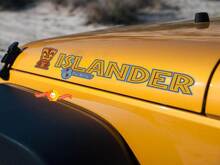 Islander Hauben-Vinyl-Dekor-Kit für Jeep Wrangler JK_2