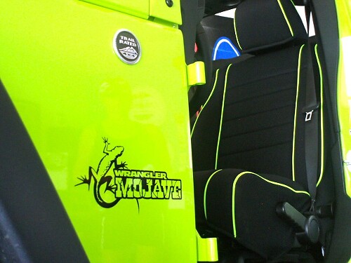 Mojave Vinyl-Aufkleber 2 für Jeep Wrangler Rubicon TJ YK JK