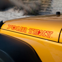 Islander Stil Schriftzug Motorhauben Vinylaufkleber für Jeep Wrangler_3