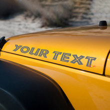 Islander Style Schriftzug Motorhaubenaufkleber für Jeep Wrangler_2