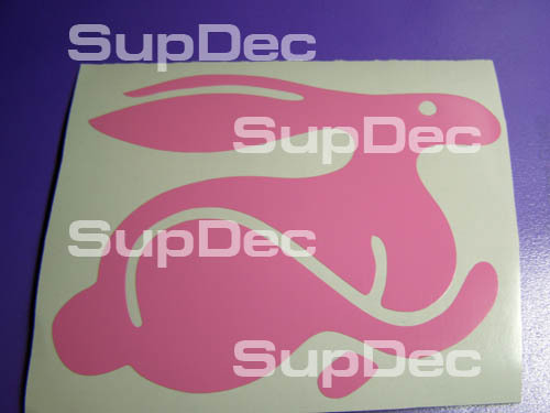 Kaninchen-Silhouette Vinylaufkleber für Volkswagen