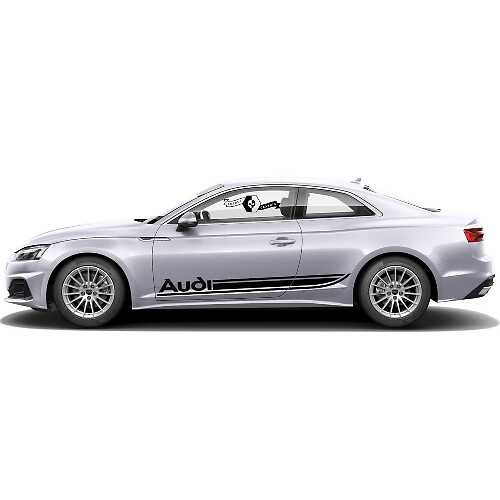 Paar Audi A5 Auto Styling Schweller Vinyl Auto Aufkleber Messer für Audi
