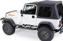 Skull Row Seitenschweller-Vinylaufkleber Set für Jeep Wrangler_2