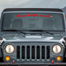 Mountain Style Logo Windschutzscheiben Vinyl Aufkleber für Jeep Wrangler Rubicon_3