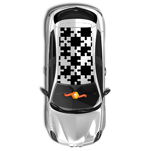 Vinyl-Aufkleber Sticker Alfa Romeo Dach Puzzle neu 2022
