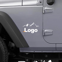 Mountain Style Logo Seiten Vinyl Aufkleber für Jeep Wrangler_2