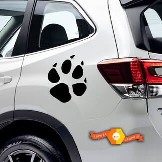 Vinyl-Aufkleber Grafikaufkleber Seite сar Toyota Big Dog Fußabdruck Zeichnung neu 2022
