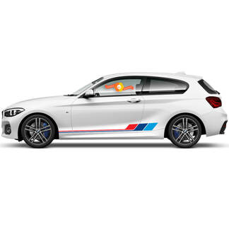 BMW M Farben Nierengitterstreifen 3 Satz Streifen Vinyl-Aufkleber
