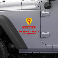 Jeep Wrangler Rubicon Weißkopfseeadler CJ YK JK Vinyl-Aufkleber_2