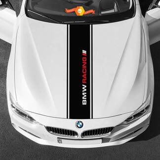 Vinyl-Aufkleber, grafische Aufkleber, BMW Motorhaube in der Mitte, BMW Racing neu
