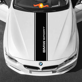 Vinyl-Aufkleber, grafische Aufkleber, BMW Motorhaube in der Mitte, BMW Sport, neu
