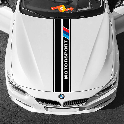 Vinyl-Aufkleber Grafik-Sticker BMW Motorhaube in der Mitte BMW Motorsport 2022
