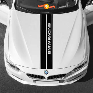 Vinyl-Aufkleber, grafische Aufkleber, BMW Motorhaube in der Mitte, BMW Racing 2022
