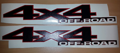 2 DODGE RAM 4 x 4 OFF ROAD POWER WAGON TRUCK Vinyl-Aufkleber