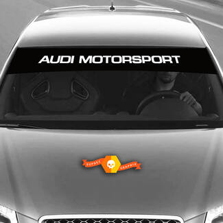 Vinyl-Aufkleber Grafikaufkleber Windschutzscheibe Audi Sunstrip Motorsport 2022
