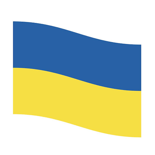 Ukrainische Flaggen-Vinyl-Aufkleber für Autos