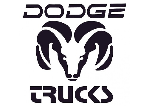 TRUCKS Dodge Logo Vinyl-Aufkleber für Dodge Ram