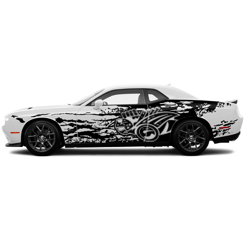 Super Bee Seiten-Vinylaufkleber für Dodge Challenger