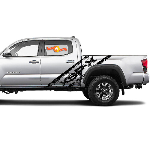 XSP-X Side Vinyl Aufkleber-Set im Used-Look für Toyota Tacoma