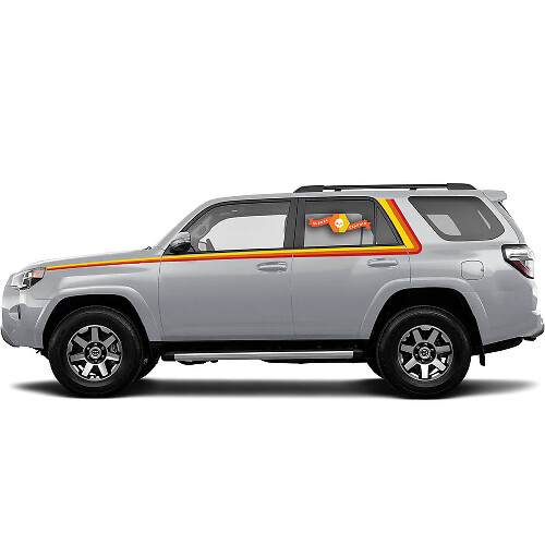 Vintage-Stil Seitenstreifen Vinyl-Dekor Kit für Toyota 4Runner