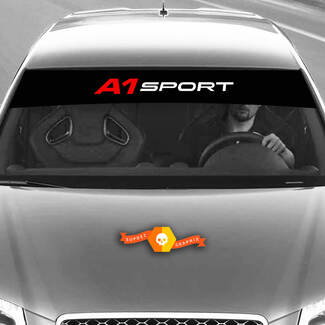 Vinyl-Aufkleber Grafikaufkleber Windschutzscheibe A1 Sport Audi Sunstrip Racing 2022
