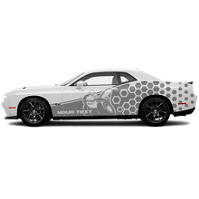 Scat Pack Waben Seiten Vinyl Aufkleber für Dodge Challenger_2