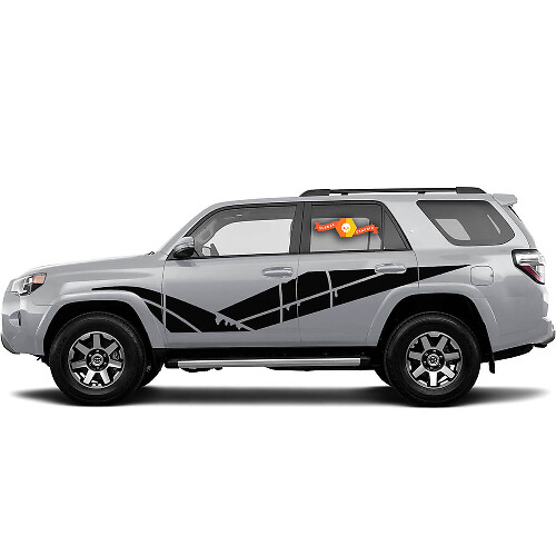 Paar 4Runner TRD Seitentür Vinyl Aufkleber für Toyota Splash 4Runner TRD
