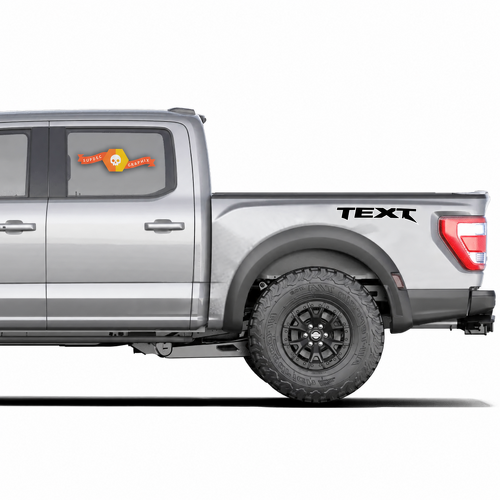 Individuelle Seitenbett-Aufkleber Vinyl-Grafiken für Musclecar Truck Power Truck 2022