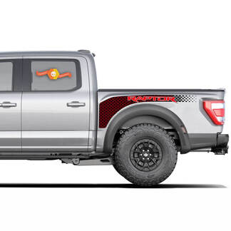 2022 F-150 RAPTOR and Other Years Tracery Splash Side Bed Decal Sticker Vinyl Graphics
