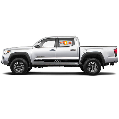 Paar neue Streifen für 2015-2021 Tacoma Side Rocker Panel Vinyl Aufkleber Aufkleber Anfall für Toyota Tacoma
