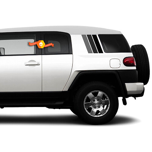 Wintage Style Streifen Seiten Vinylaufkleber für Toyota FJ Cruiser
