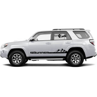 Paar Berge 4Runner Seitentüren Berge Vinyl Aufkleber Streifen Aufkleber für Toyota 4Runner TRD
