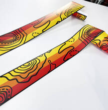 Streifenaufkleber mit topografischer Karte in Vintage-Farben für TRD Offroad Toyota Tacoma FJ Cruiser 4Runner Tundra
 2