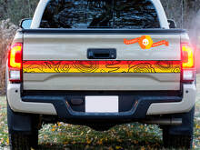 Vintage Topographische Streifen Vinyl-Aufkleber für Toyota Trucks_4