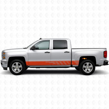 Versetzte Schlitz-Tür- und Schweller-Vinylstreifen für Chevrolet Silverado 1500 K2XX 2014-2019_4