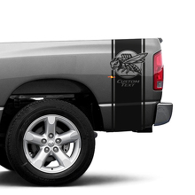 Benutzerdefinierter Text Rumble Bee Logo LKW Aufkleber für Dodge RAM 2