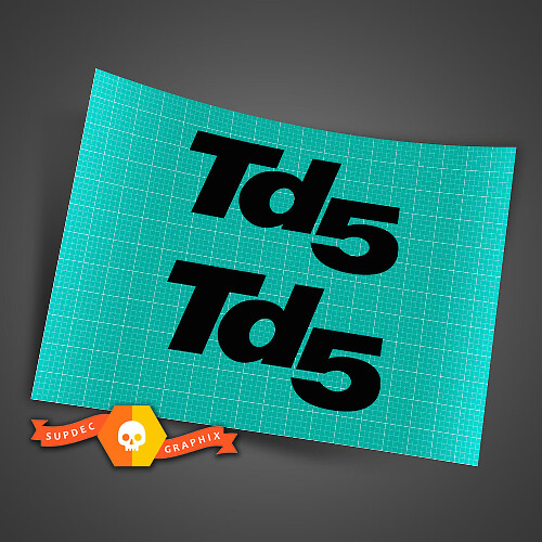 Paar Land Rover Defender 110 Td5 Aufkleber Sticker Aufkleber für Land Rover Defender 110
