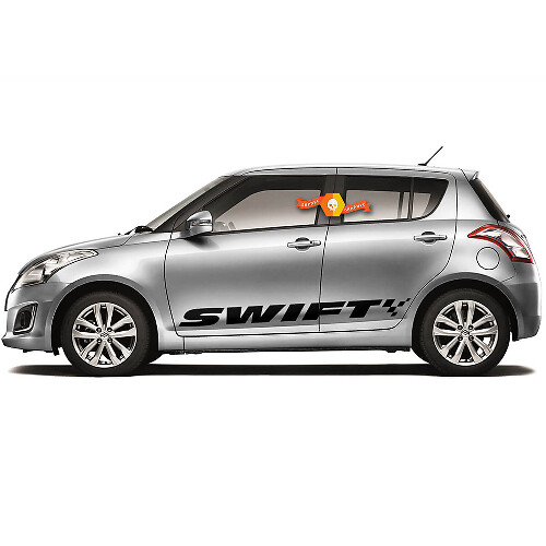 2X SUZUKI Swift Seitentür Aufkleber Grafik Emblem Logo
