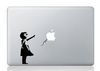 Banksy Graffiti Balloon Girl MacBook Aufkleber
