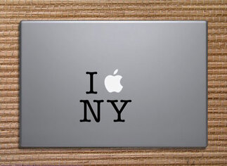 Ich liebe New York MacBook Aufkleber
