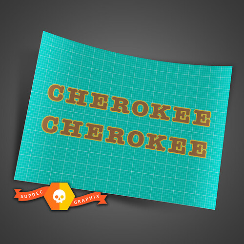 Paar Jeep Cherokee 2 Farben Hood Decals Aufkleber