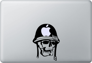 Army Skull MacBook Aufkleber
